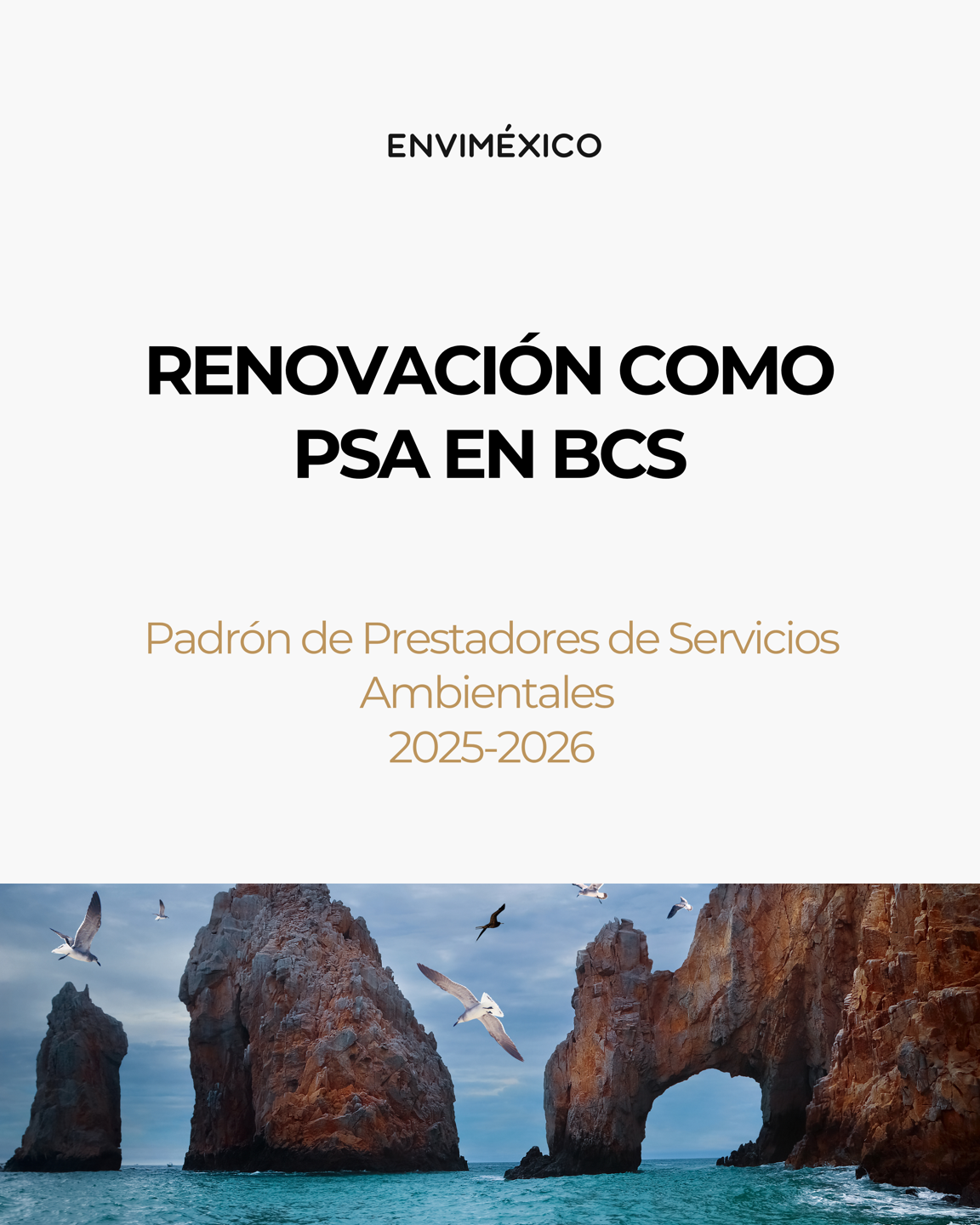 Renovación del Registro en el Padrón de Prestadores de Servicios Ambientales de BCS 2025-2026